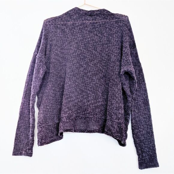 Aeo Asymmetrical Mock Neck Long Sleeve Top Large - Picture 2 of 4